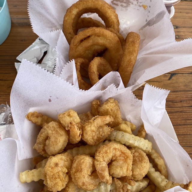 Senior seafood platter